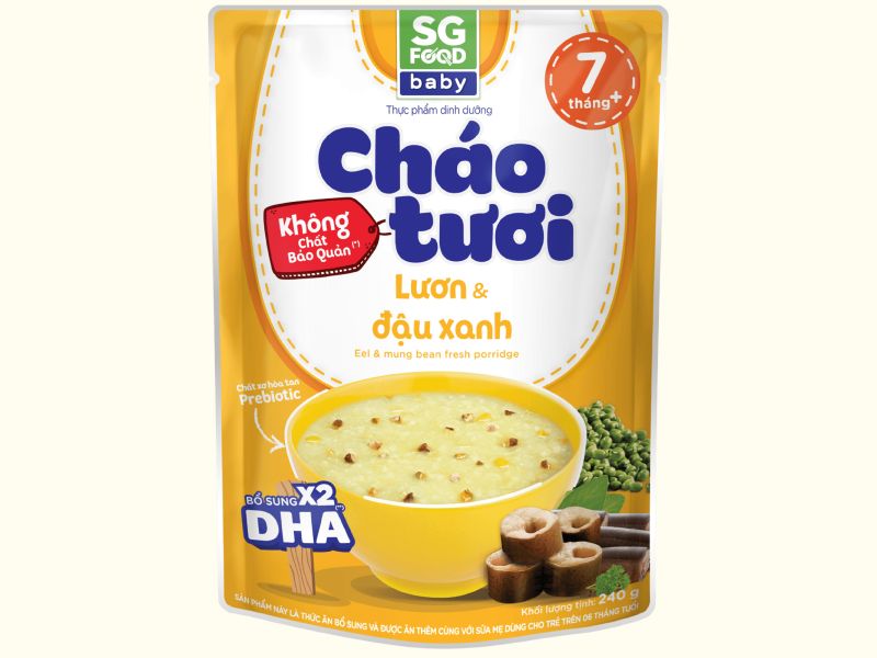 Cách sử dụng cháo tươi Sài Gòn Food Baby